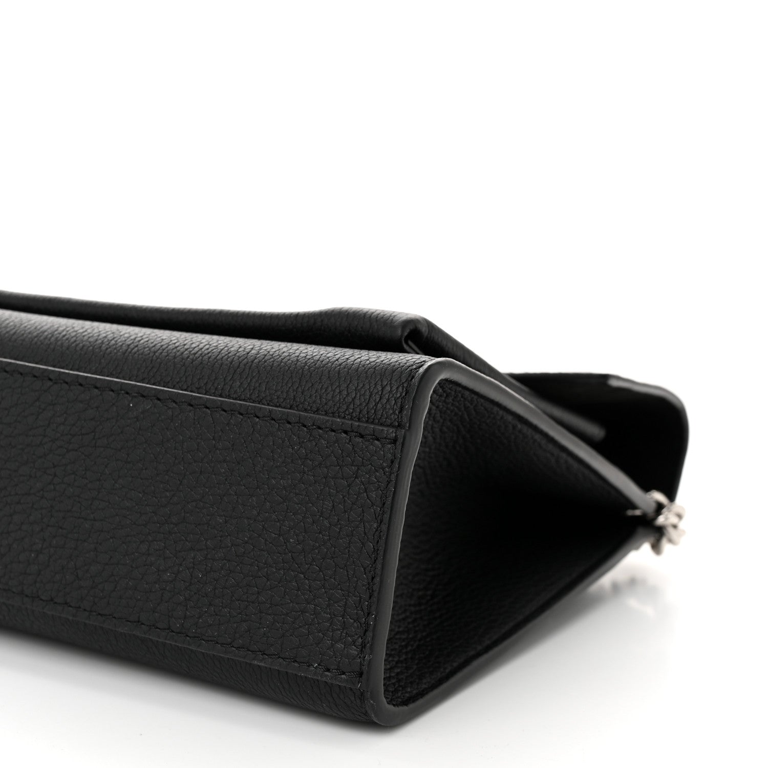 Louis Vuitton Soft Calfskin Mylockme Chain Bag BB Black 9 of 9