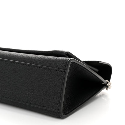 Louis Vuitton Soft Calfskin Mylockme Chain Bag BB Black 9 of 9
