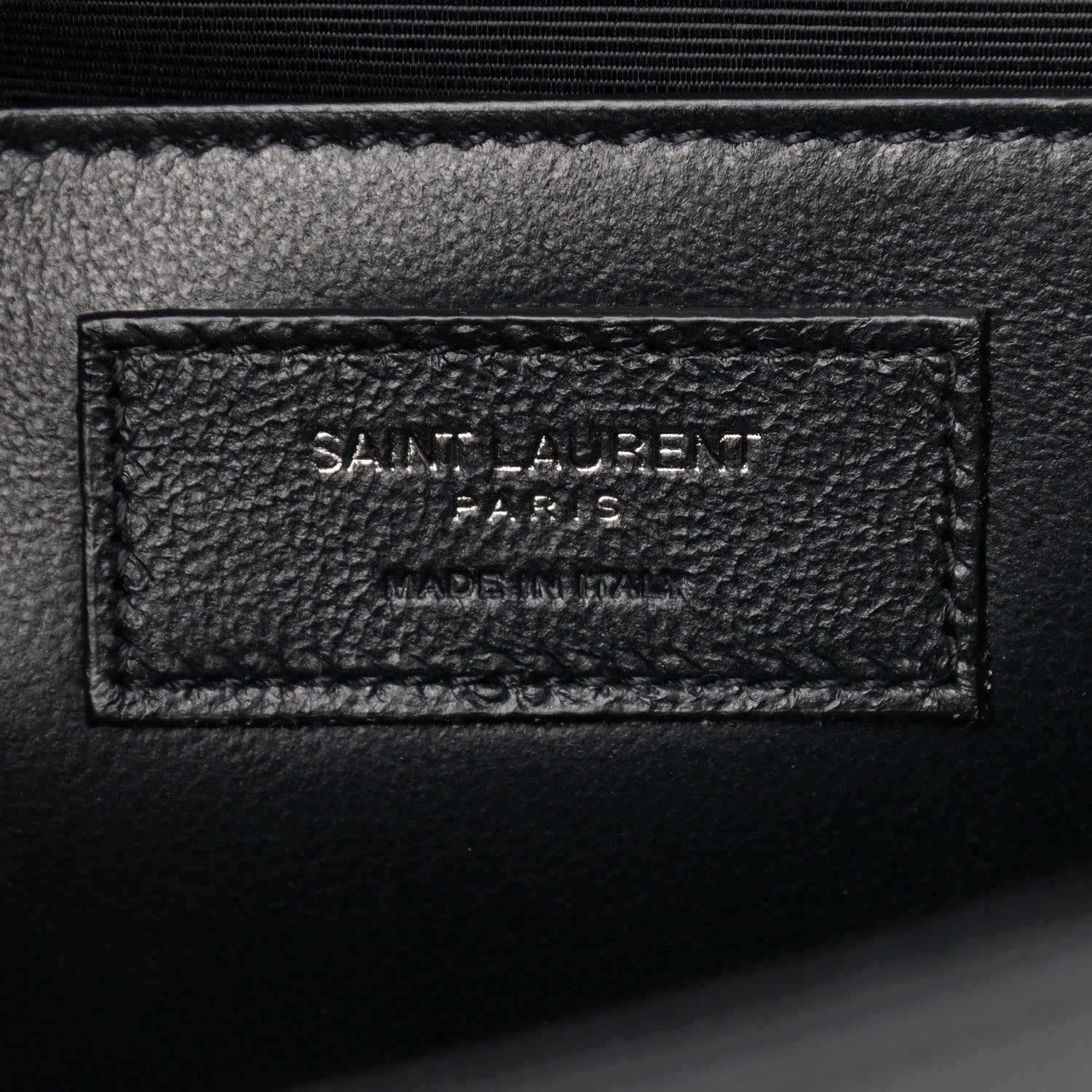 Saint Laurent Grain De Poudre Medium Classic Monogram Kate Satchel Black 9 of 10