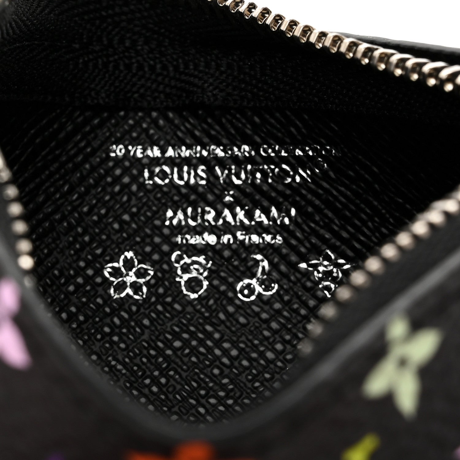 Louis Vuitton LV X TM Monogram Multicolor Key Pouch Black 6 of 7