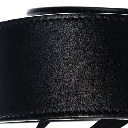 Gucci Calfskin Crystal Double G 40mm Belt 80 32 Black Multicolor 7 of 8