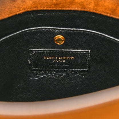 Saint Laurent Suede Fringe Baby Sac De Jour Brown 5 of 14