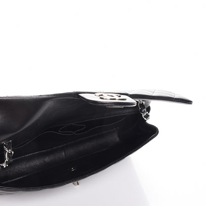 Chanel Lambskin Quilted East West Flap Black 5 of 7