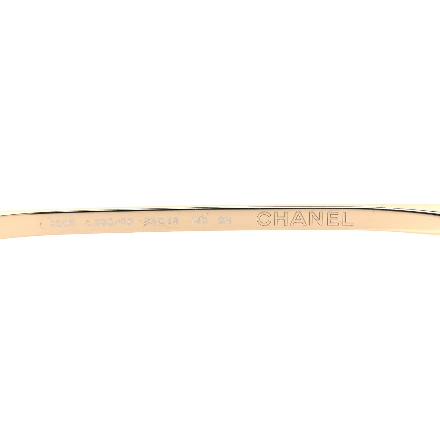 Round Mirror Sunglasses 4206 Gold