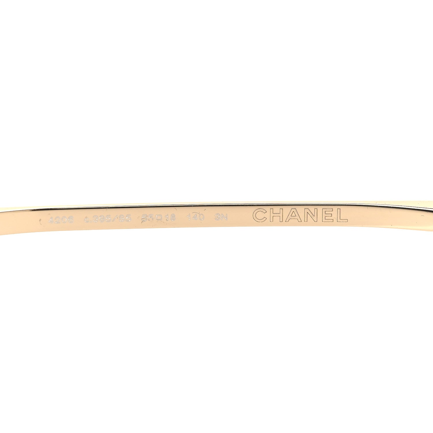 Chanel Round Mirror Sunglasses 4206 Gold 5 of 8