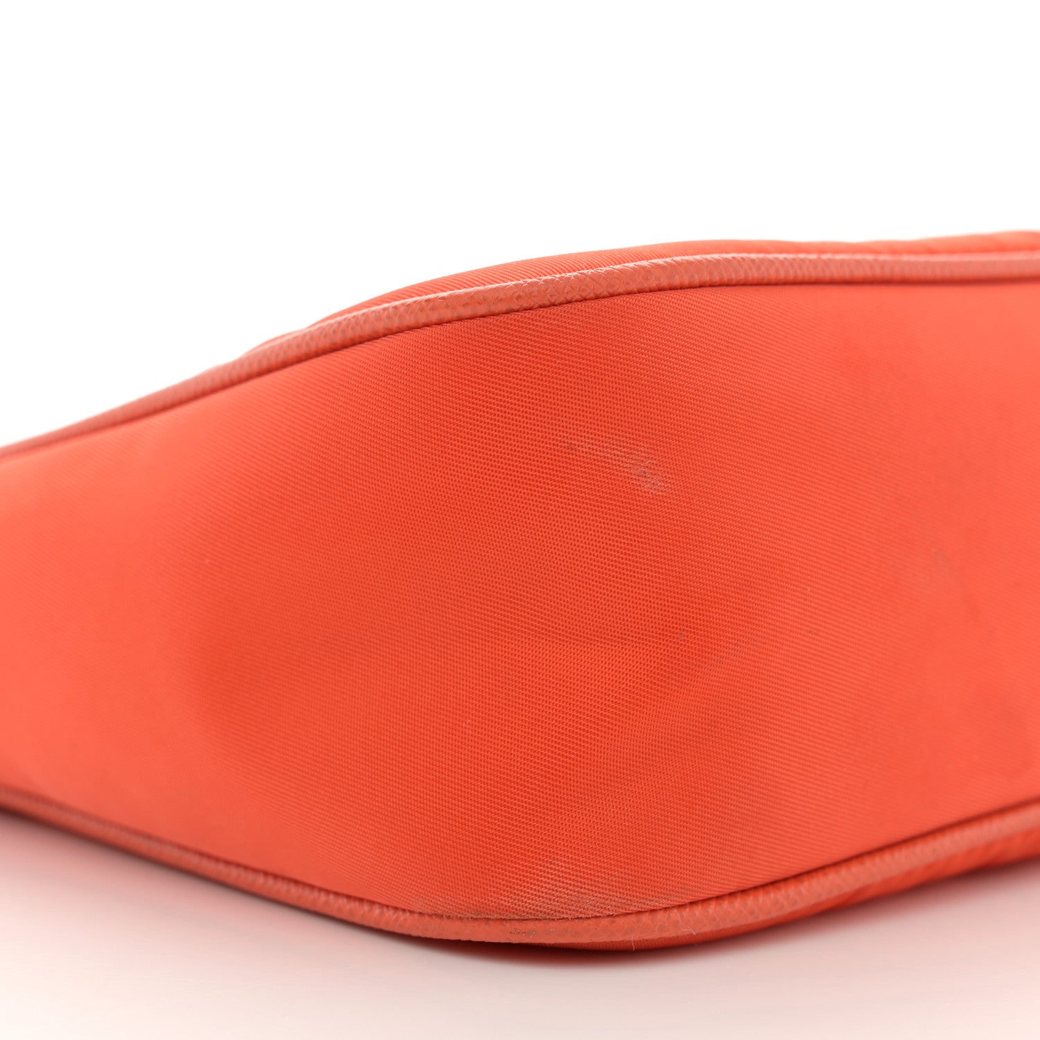 Prada Re-Nylon Saffiano Mini Re-Edition 2005 Bag Arancio 8 of 13