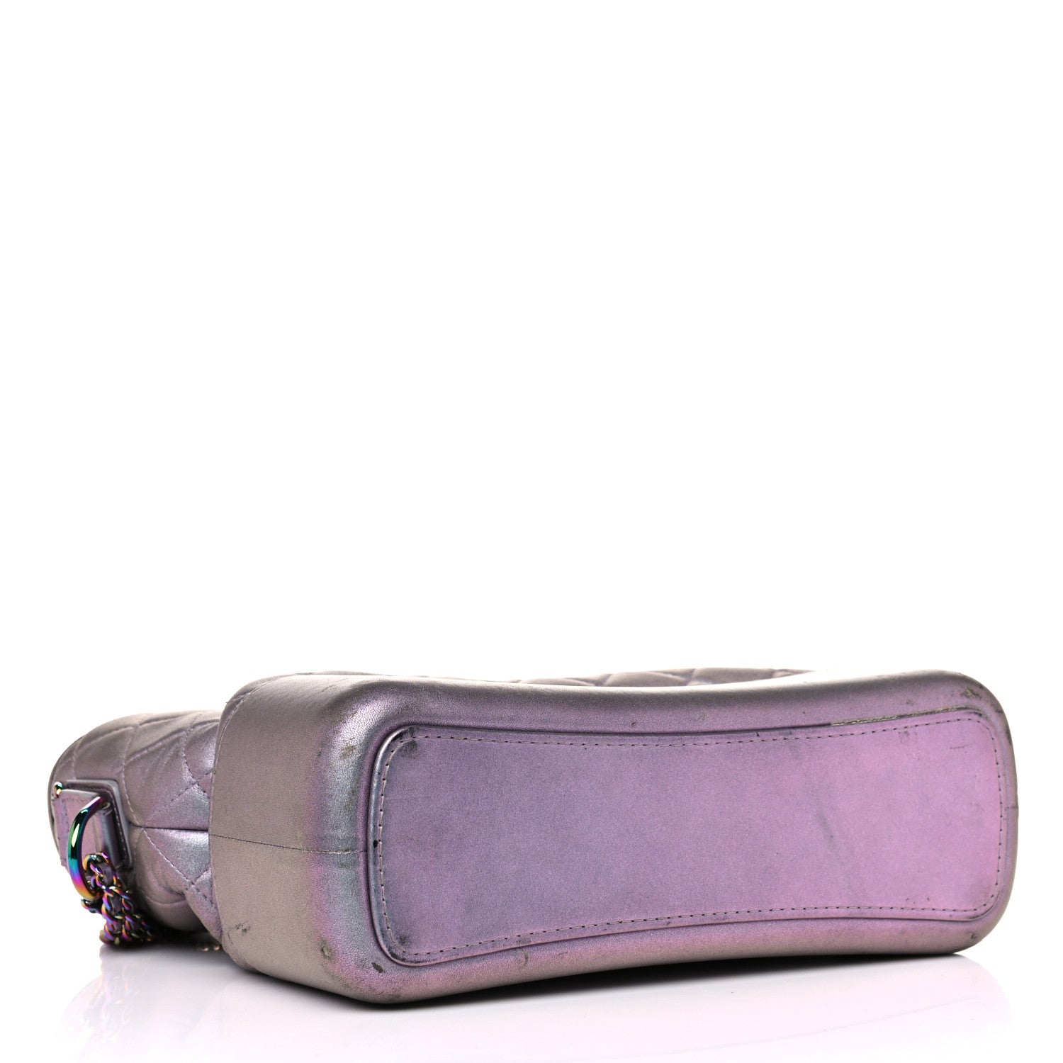 Chanel Iridescent Lambskin Calfskin Quilted Medium Gabrielle Hobo Light Purple 4 of 31