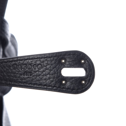 Hermes Taurillon Clemence Lindy 26 Black 7 of 8