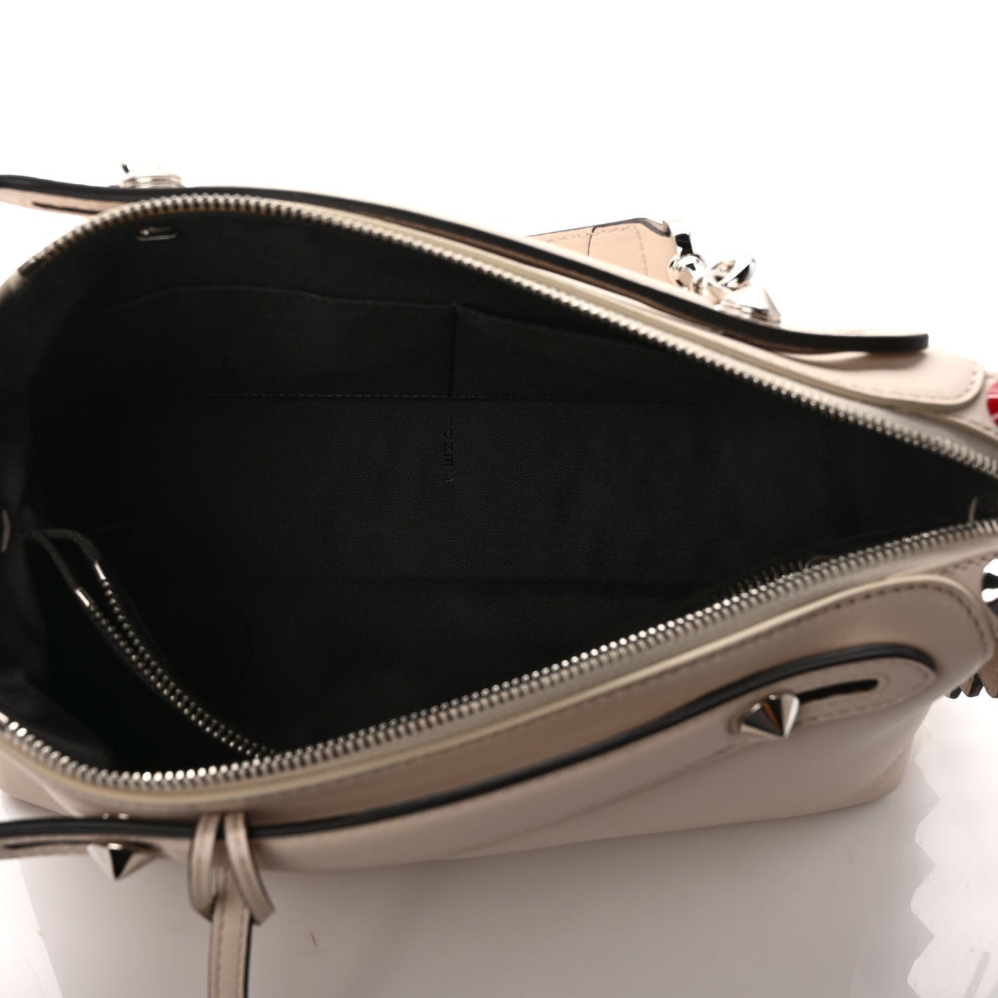 Vitello Dolce Croc Tail Studded Medium By The Way Boston Bag White Multicolor