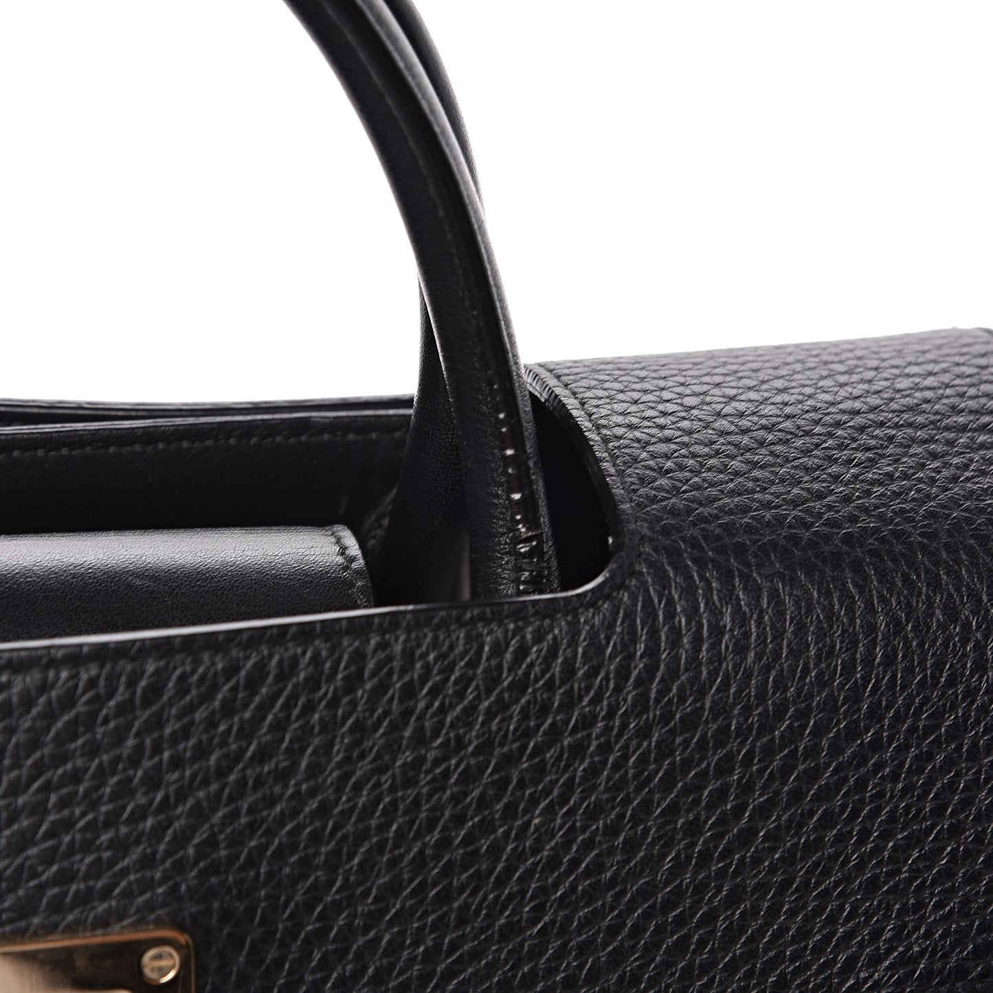 Grained Calfskin Medium Diorever Flap Black