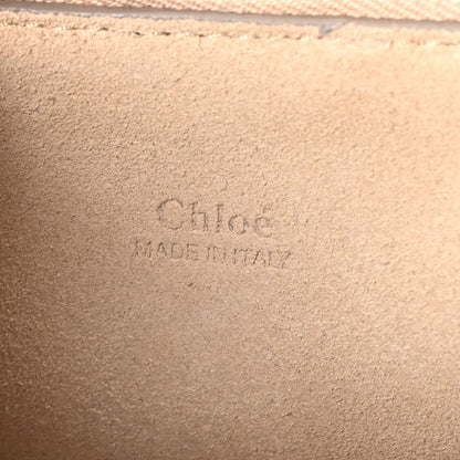 Chloe Suede Calfskin Medium Faye Shoulder Bag Cloudy Blue 6 of 9