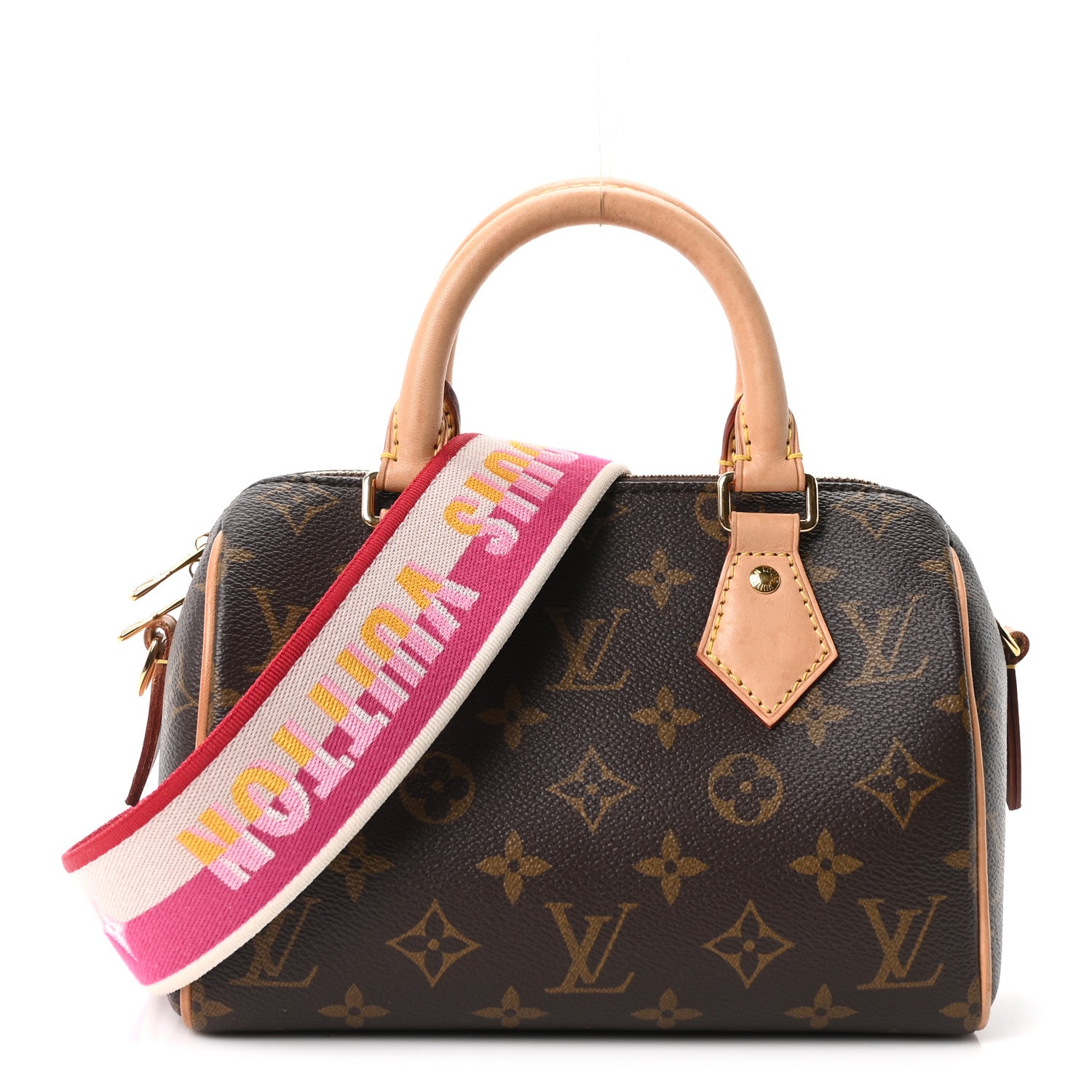 Louis Vuitton Monogram Speedy Bandouliere 20 Fuchsia 1 of 9