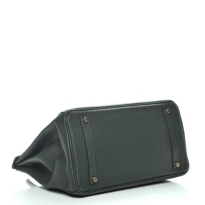 Hermes Fjord Birkin 35 Vert Fonce 4 of 10