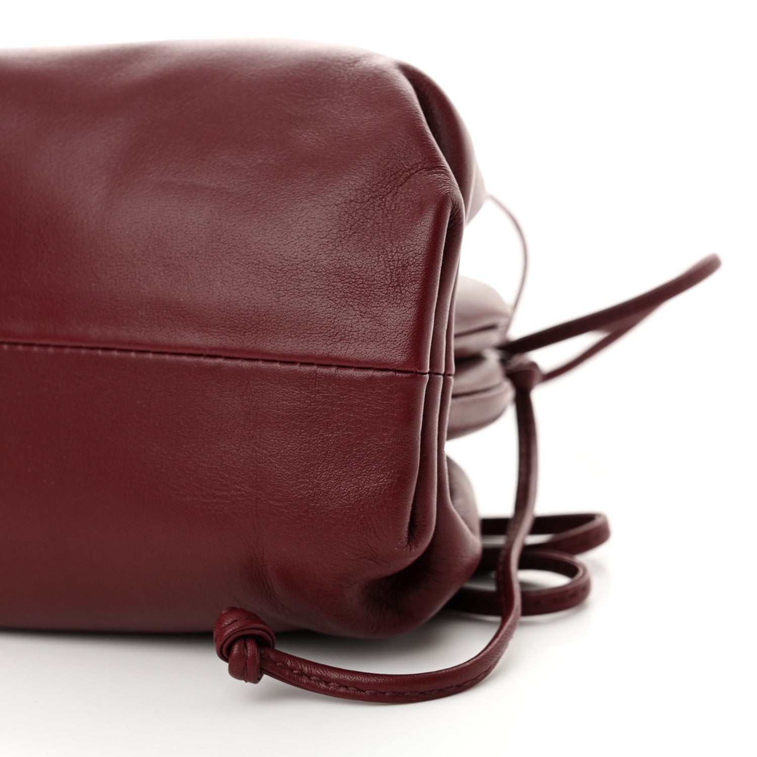 Bottega Veneta Butter Calfskin The Mini Pouch Bordeaux 10 of 10