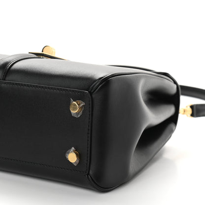 Celine Satinated Calfskin Small 16 Top Handle Bag Black 9 of 9