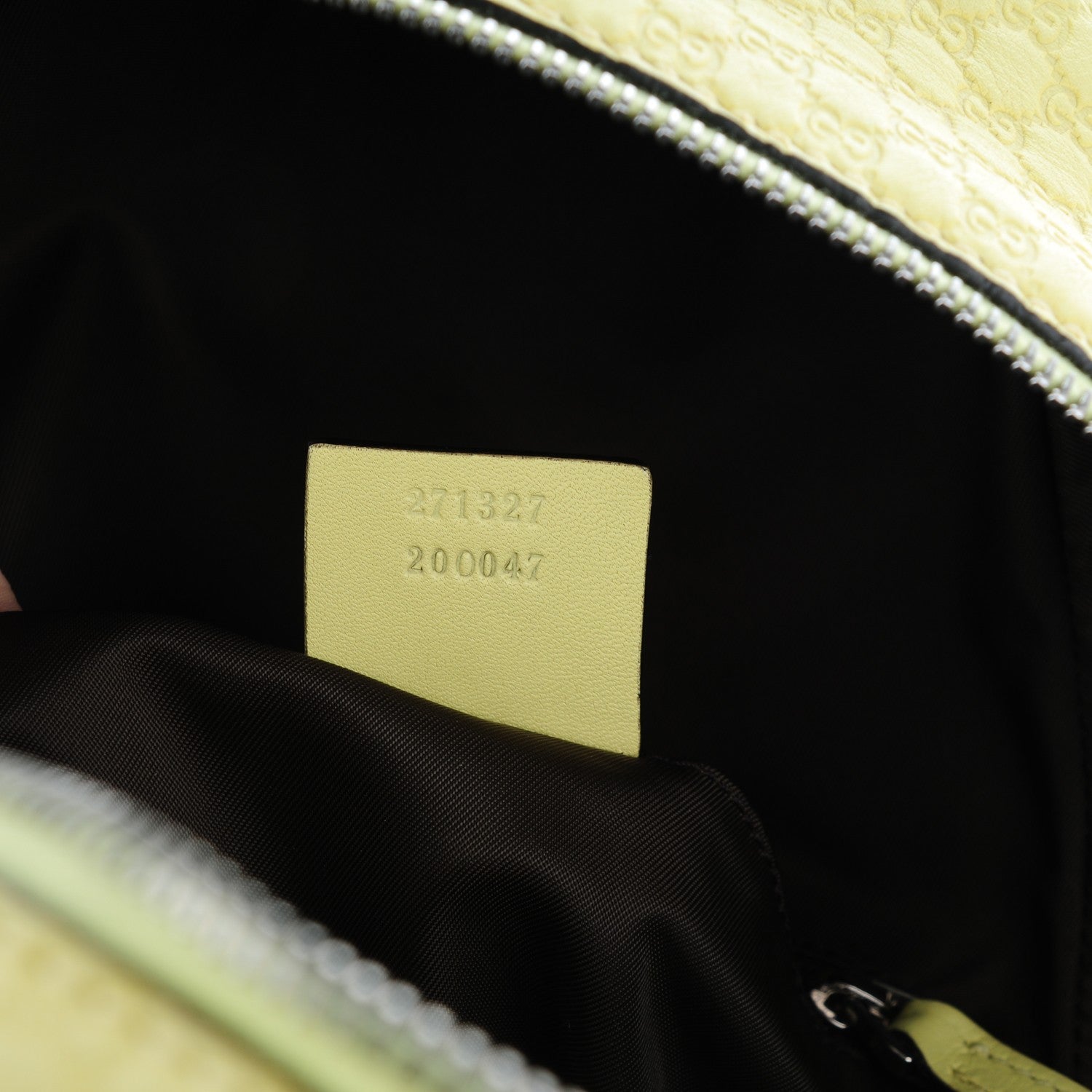 Gucci Microguccissima Children's Backpack Yellow 7 of 7