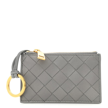 Bottega Veneta Nappa Intrecciato Key Holder Thunder 1 of 7