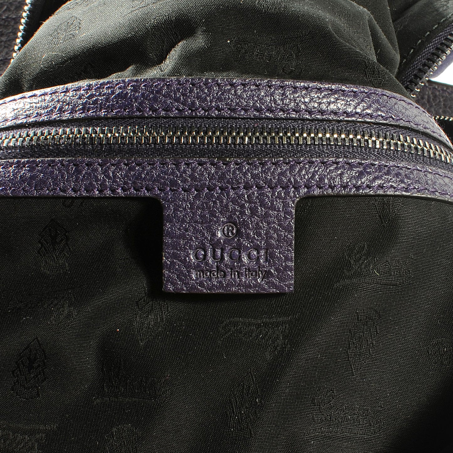 Suede Icon Bit Shoulder Bag Purple