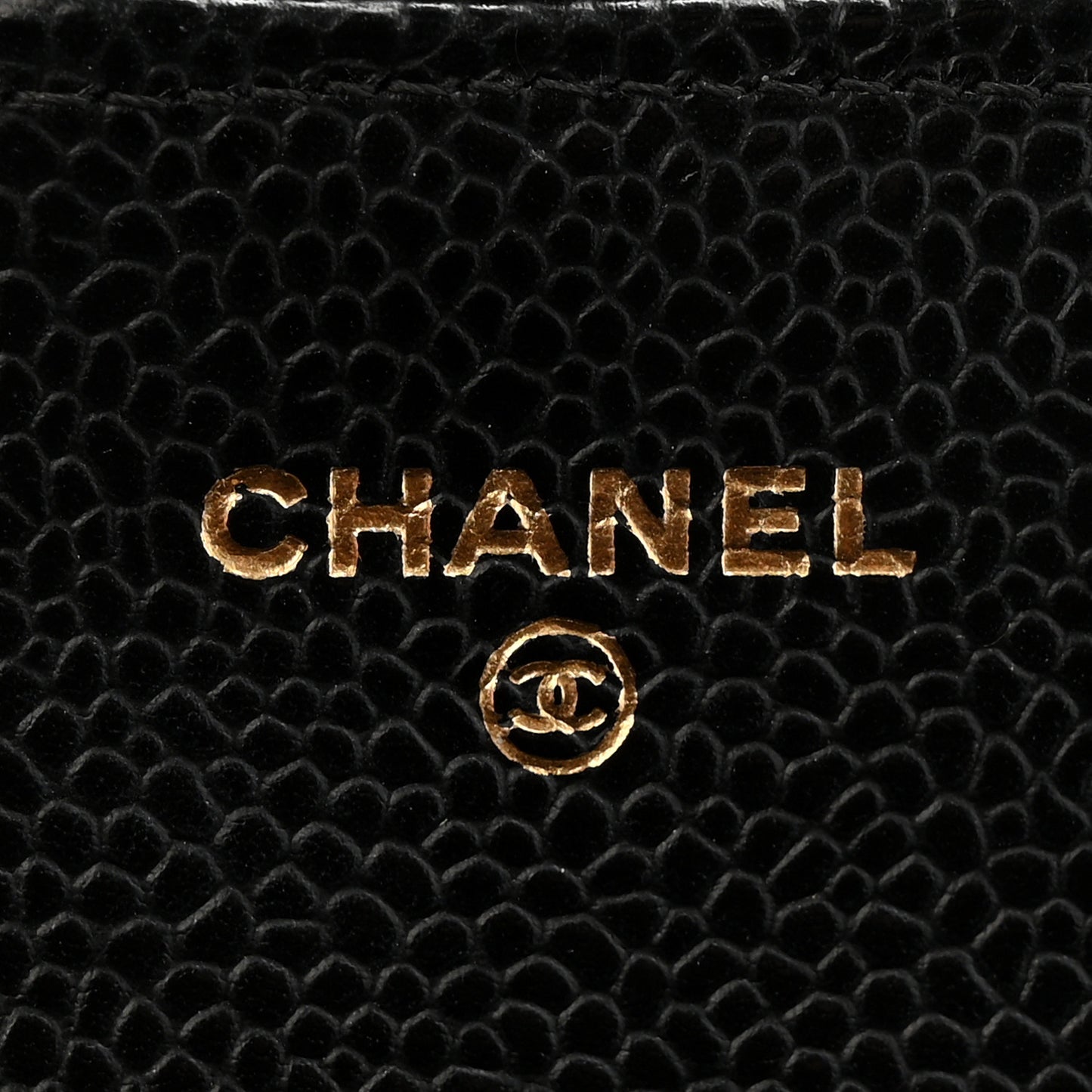 Caviar Quilted Large Gusset Flap Wallet Black