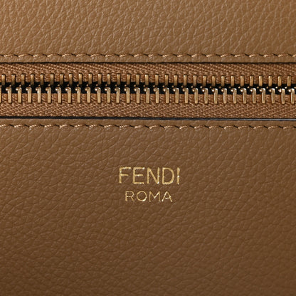 Fendi Pequin Vitello Reversible Large Shopping Tote Midnight Blue 6 of 11