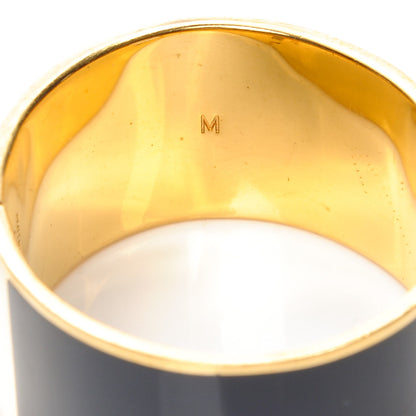 Fendi Enamel Fendista Medium Bracelet Gold Navy Rosso 5 of 6