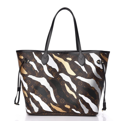 Louis Vuitton X LOL Monogram Neverfull MM Gold Silver 3 of 12
