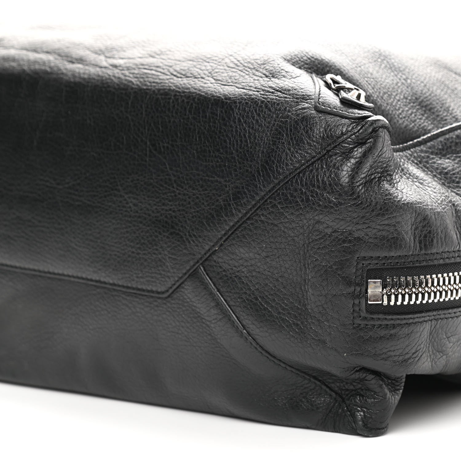 Balenciaga Supple Calfskin Papier A4 Zip Around Tote Black 8 of 10