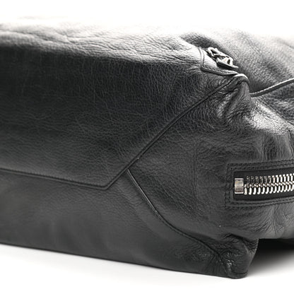 Balenciaga Supple Calfskin Papier A4 Zip Around Tote Black 8 of 10