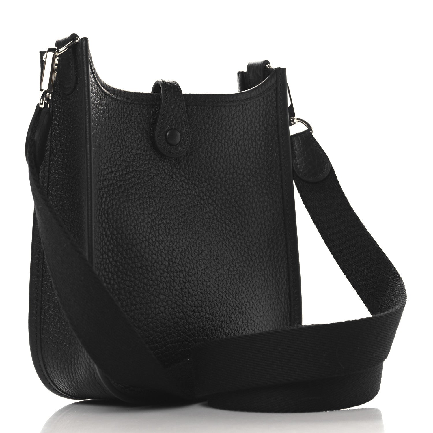 Hermes Taurillon Clemence Evelyne TPM Black 3 of 11