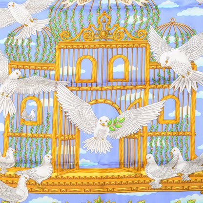 Hermes Silk Special Edition United Nations 50th Anniversary Scarf 90 1 of 6