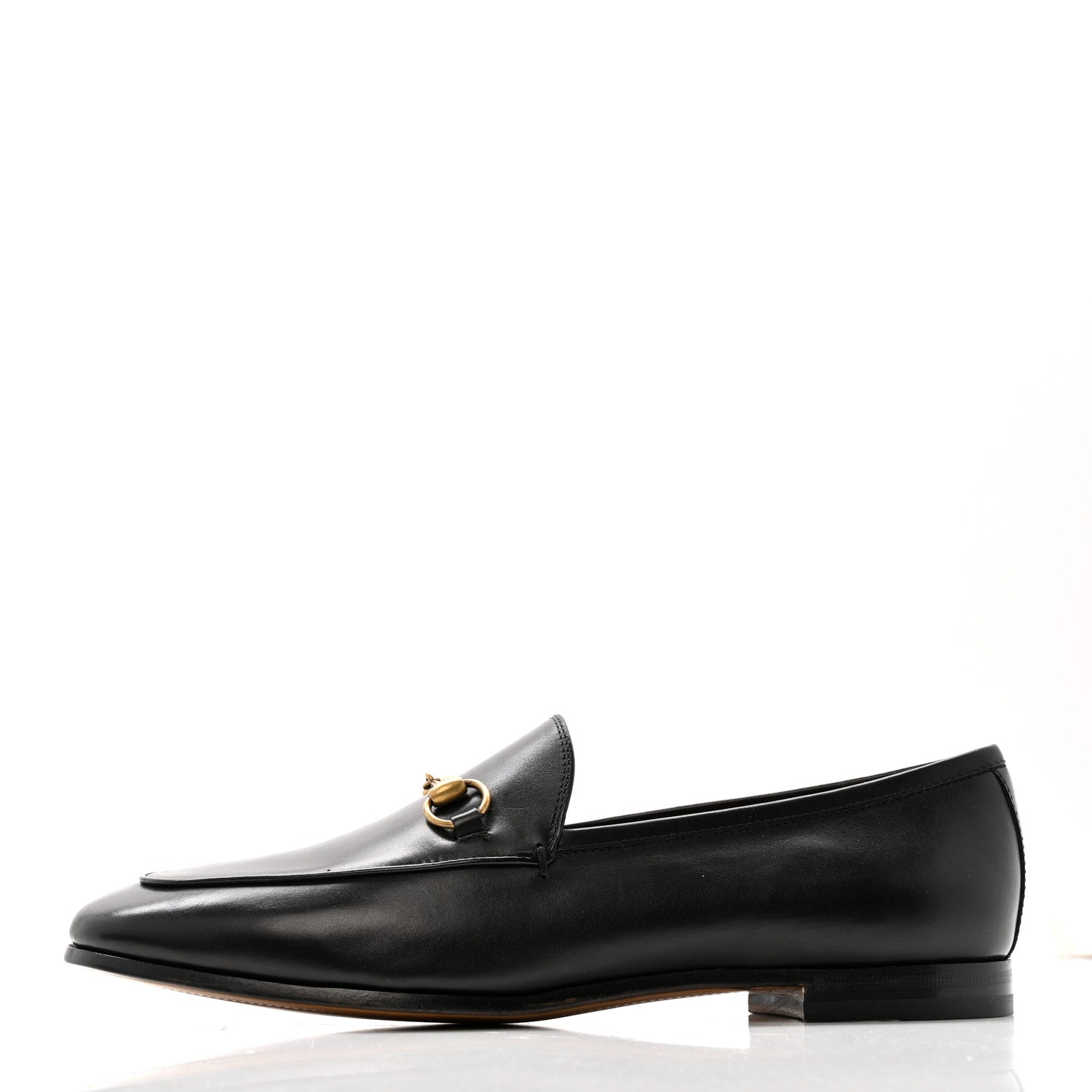 Gucci Calfskin Womens Jordaan Loafers 39 Black 1 of 11