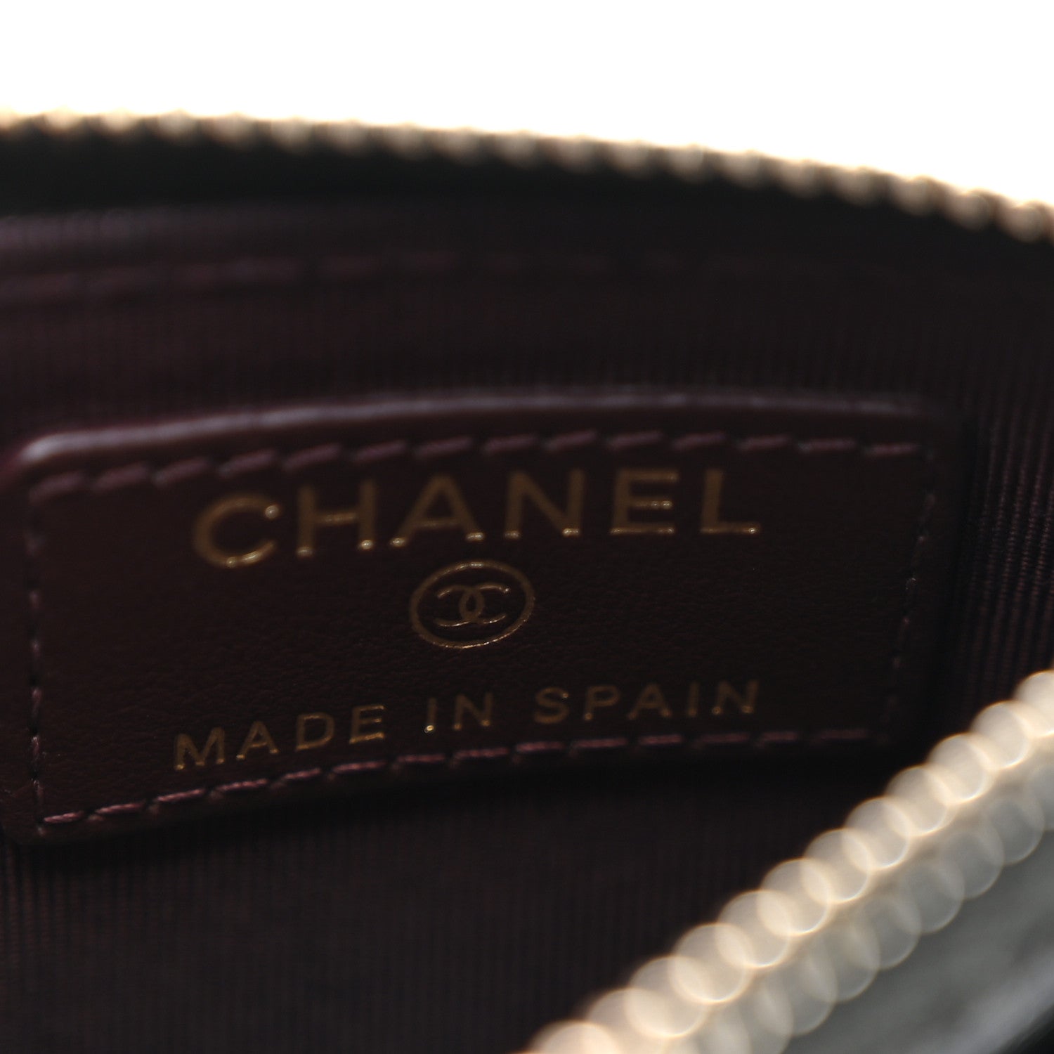 Chanel Caviar Quilted CC Zip Card Holder Black 6 of 8