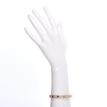 Cartier 18K Pink Gold Diamond LOVE Paved Bracelet 17 2 of 6
