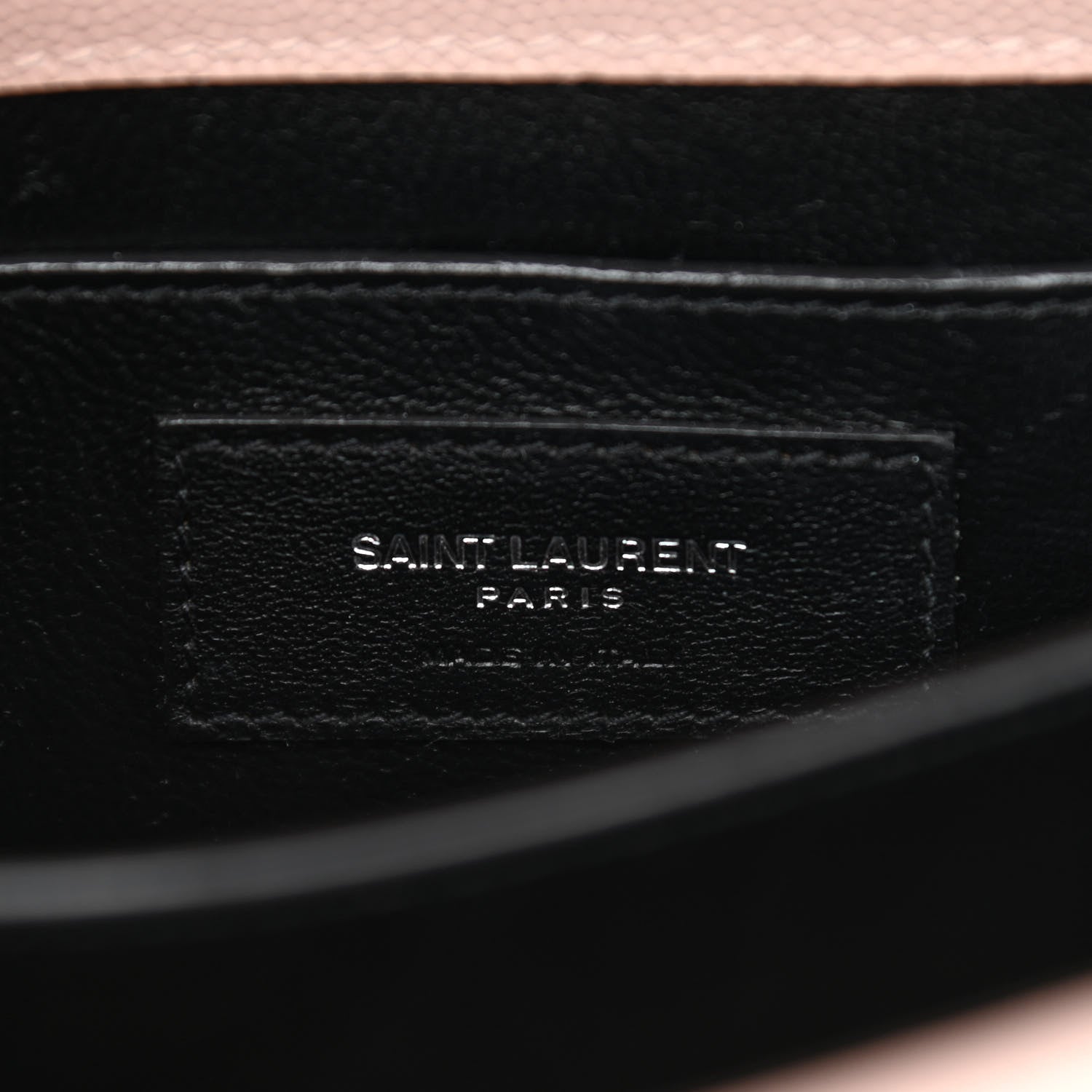 Saint Laurent Grain de Poudre Mini Classic Monogram Cassandra Top Handle Marble Pink 6 of 9