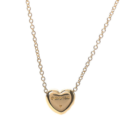 David Yurman 18K Yellow Gold Diamond Le Petit Coeur Heart Pendant Necklace 6 of 6