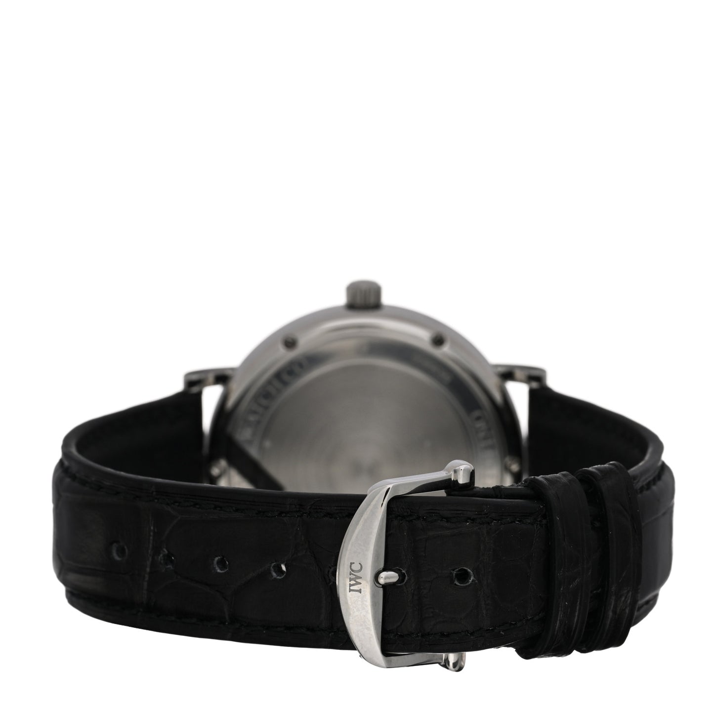 Stainless Steel Alligator 40mm Portofino Automatic Watch Blue IW356523