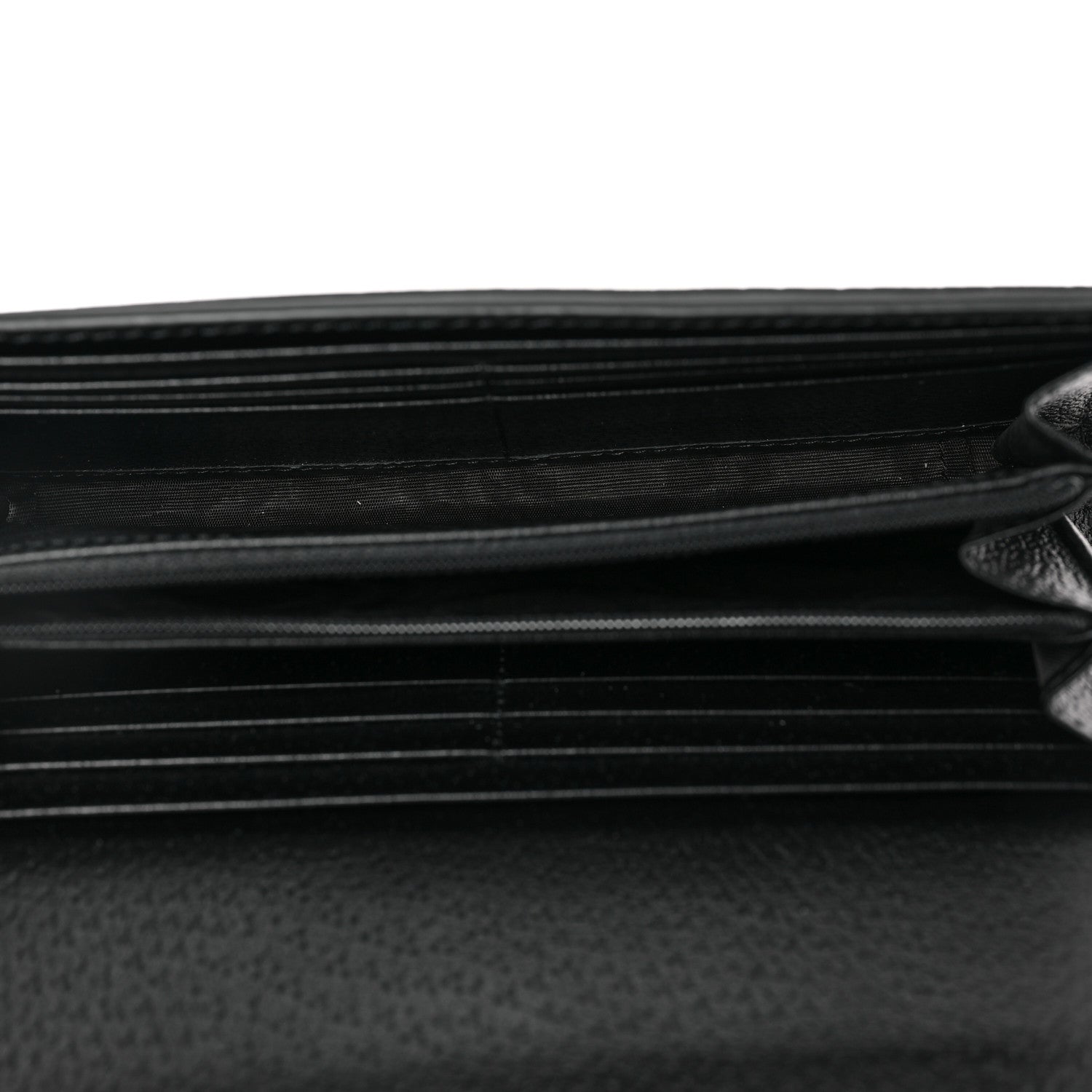 Gucci Calfskin Web Ophidia Continental Wallet Black 5 of 7