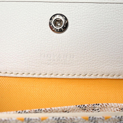 Goyard Goyardine Saint Louis Claire Voie GM White Yellow 8 of 8