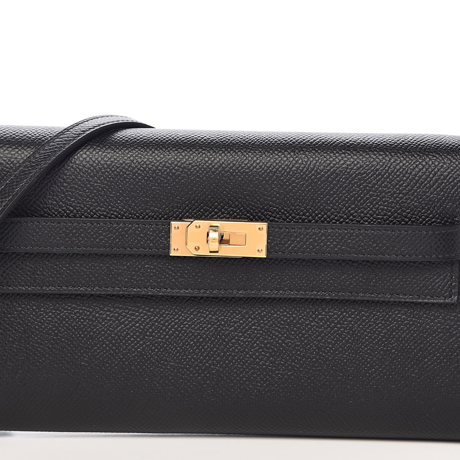 Hermes Epsom Kelly Wallet To Go Black 10 of 11