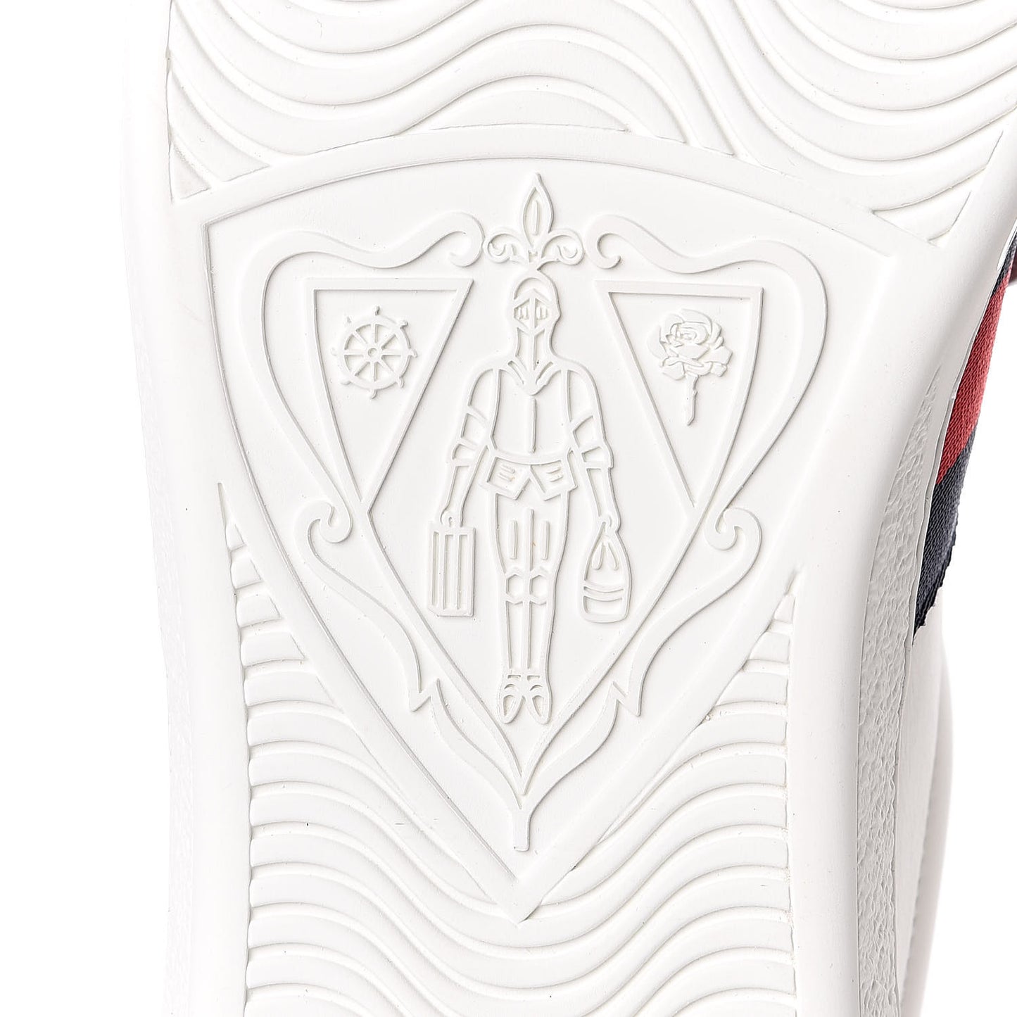 Calfskin Ayers Web UFO Dragon Embroidered Mens Ace Sneakers 7.5 White
