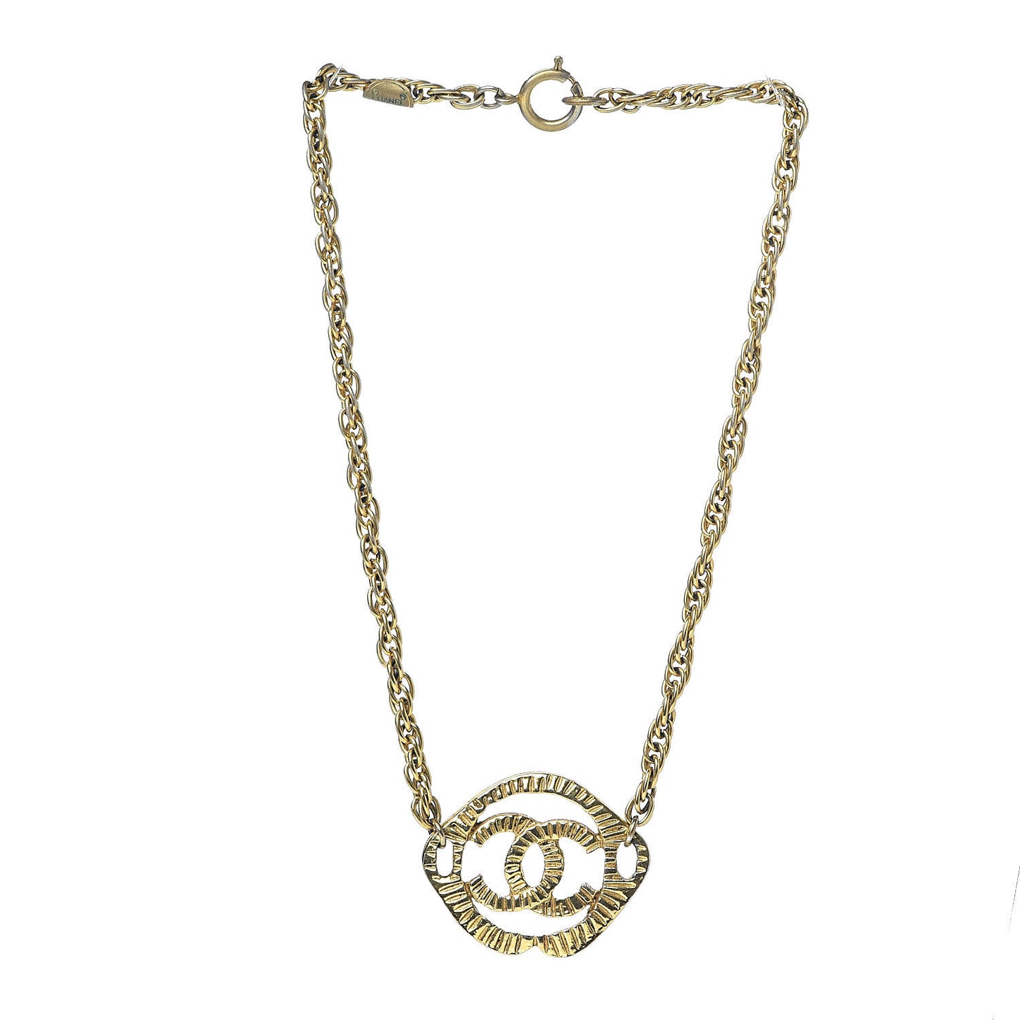 CC Short Chain Necklace Gold