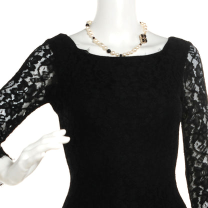 Chanel Pearl Crystal CC Short Necklace Gold Black 2 of 6