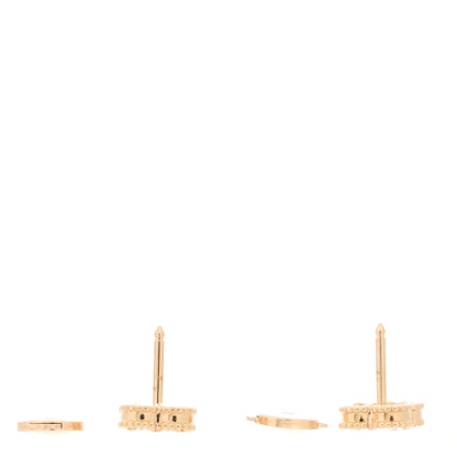 Van Cleef & Arpels 18K Rose Gold Carnelian Sweet Alhambra Earrings 3 of 5