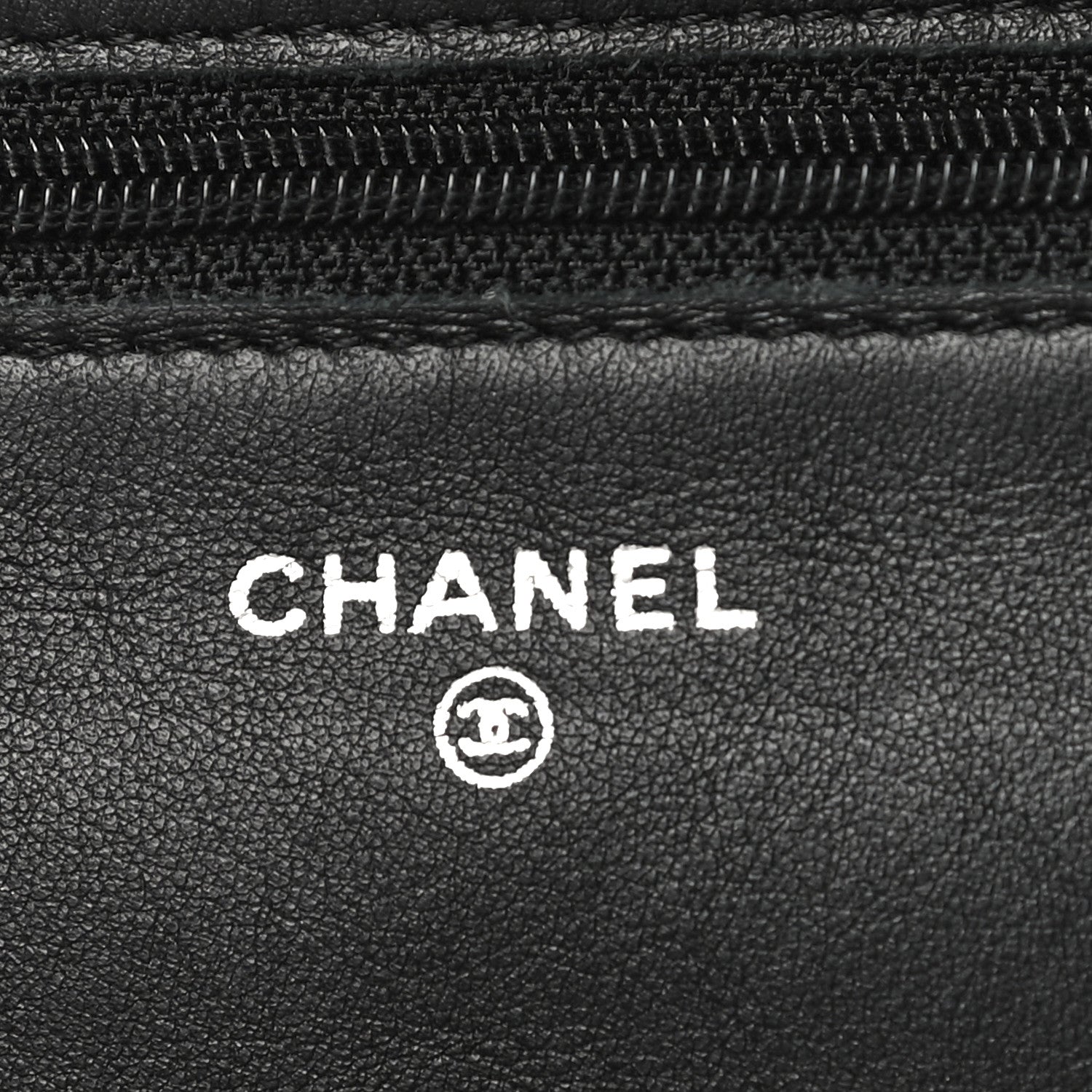 Chanel Patent Quilted Wallet On Chain WOC Black 6 of 11