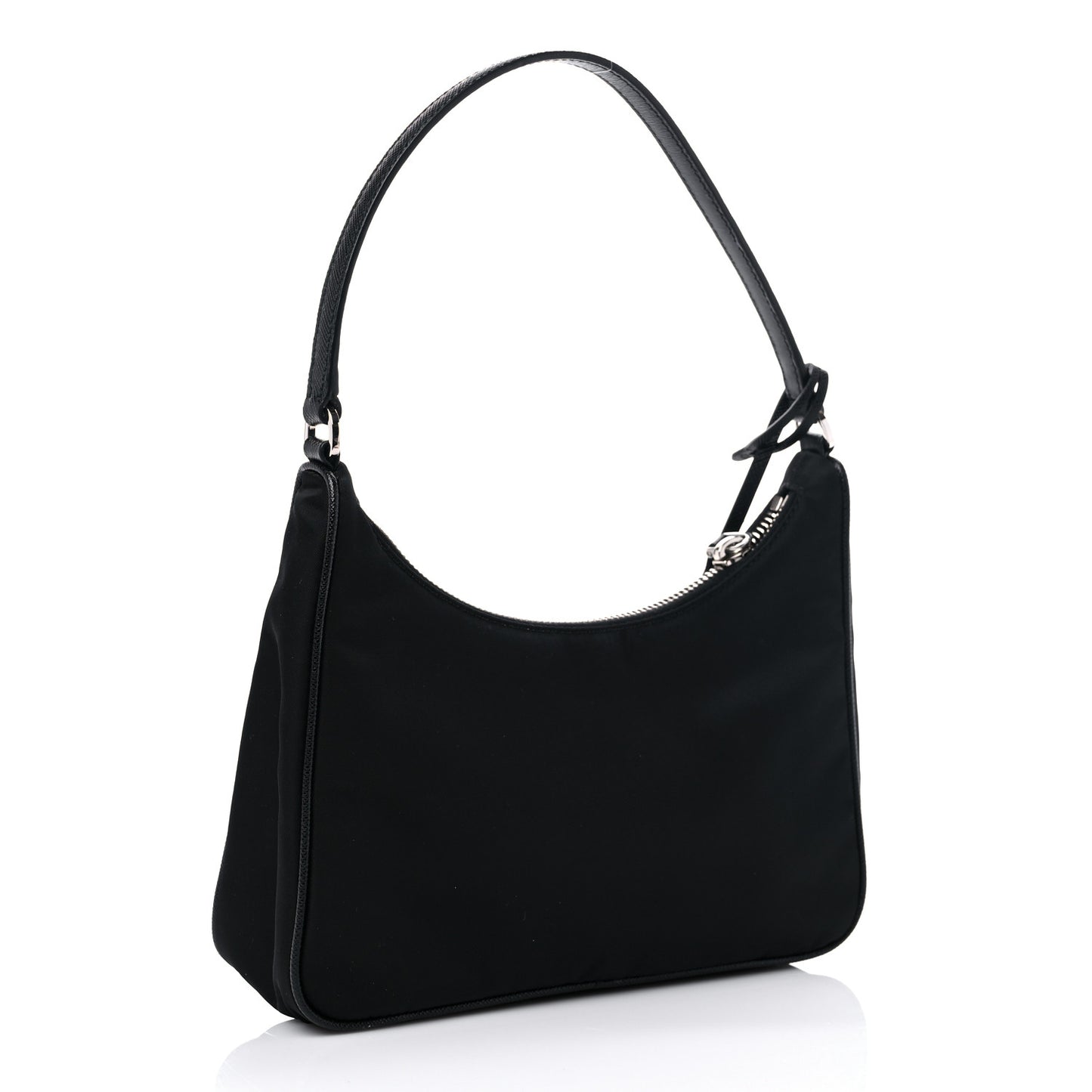 Tessuto Nylon Saffiano Mini Re-Edition 2005 Bag Black