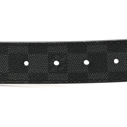 Louis Vuitton Damier Graphite 35mm LV Inventeur Reversible Belt 95 38 3 of 5