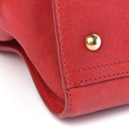 Saint Laurent Sheepskin Medium Cabas ChYc Rouge Orient 17 of 23