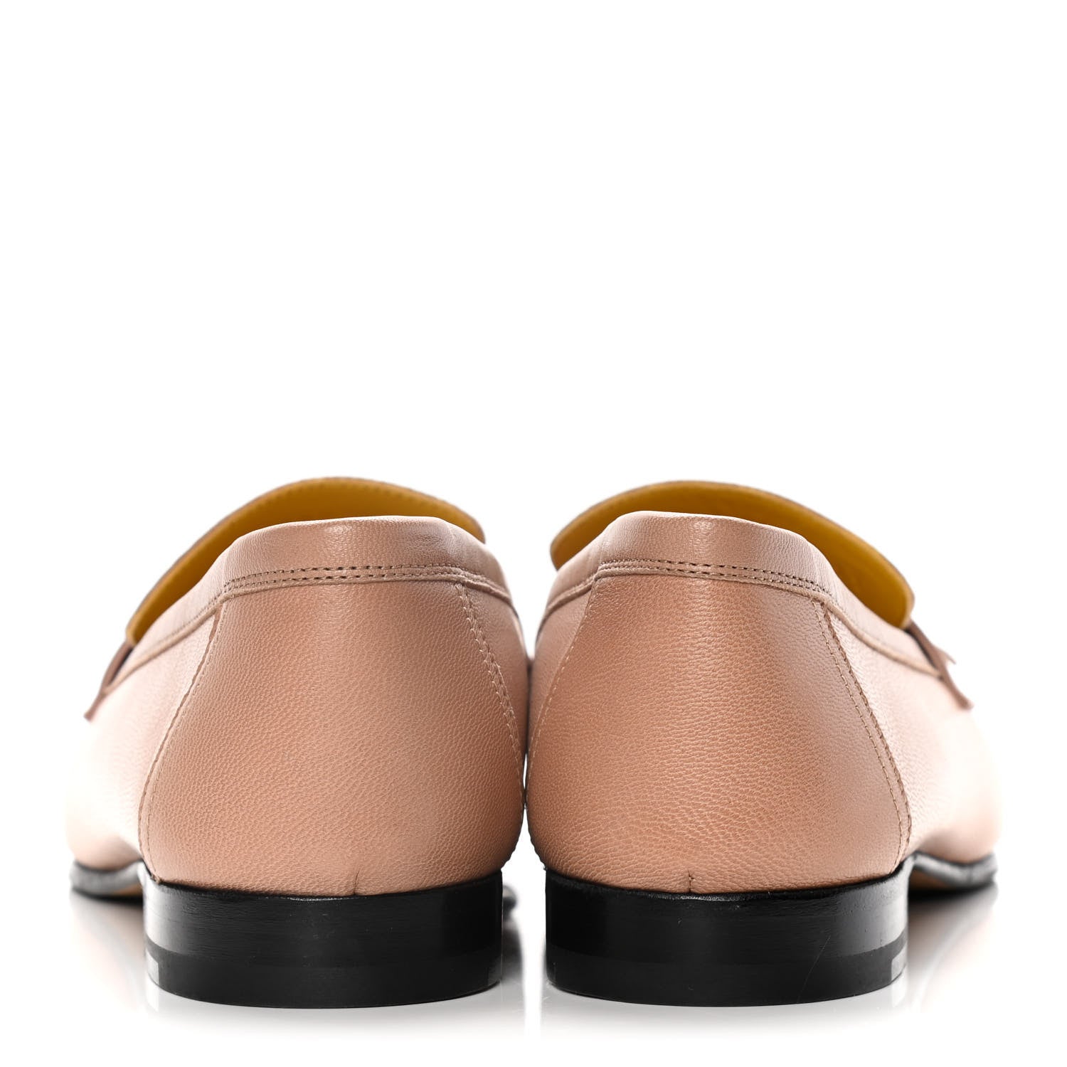 Hermes Goatskin Womens Royal Loafers 38.5 Bois De Santal 6 of 13