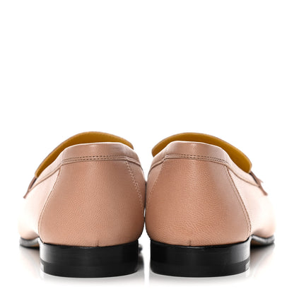 Hermes Goatskin Womens Royal Loafers 38.5 Bois De Santal 6 of 13
