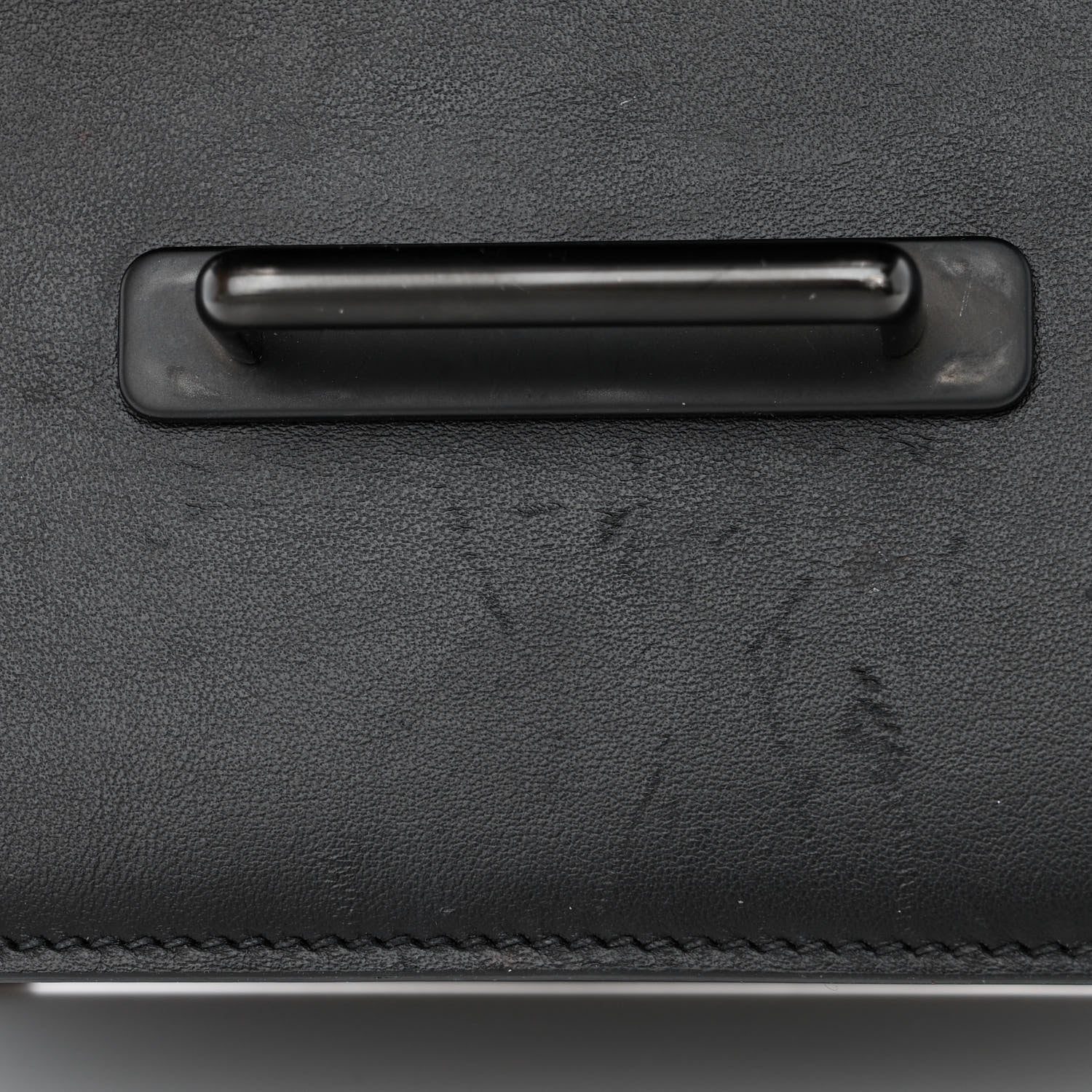 Prada City Calfskin Saffiano Studded Cahier Bag Black 12 of 12